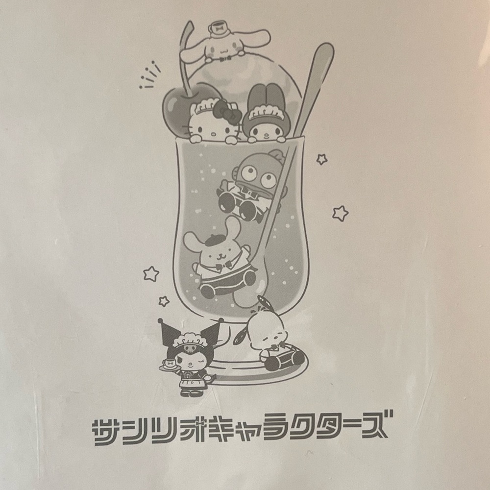 Sanrio Characters Puffy Thick Sticker Sheet Cafe Theme Japan Exclusive Official - Picture 7 of 8